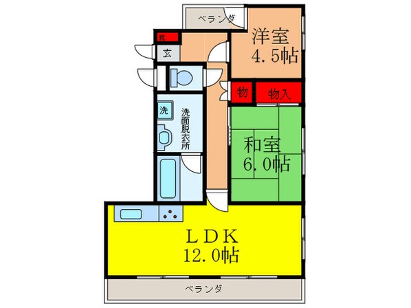 エクセレントライフ大池の物件間取画像